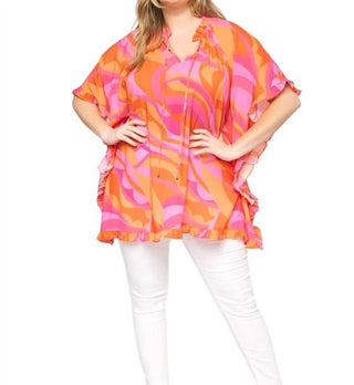 Entro - Kati Ruffles Tunic - Plus
