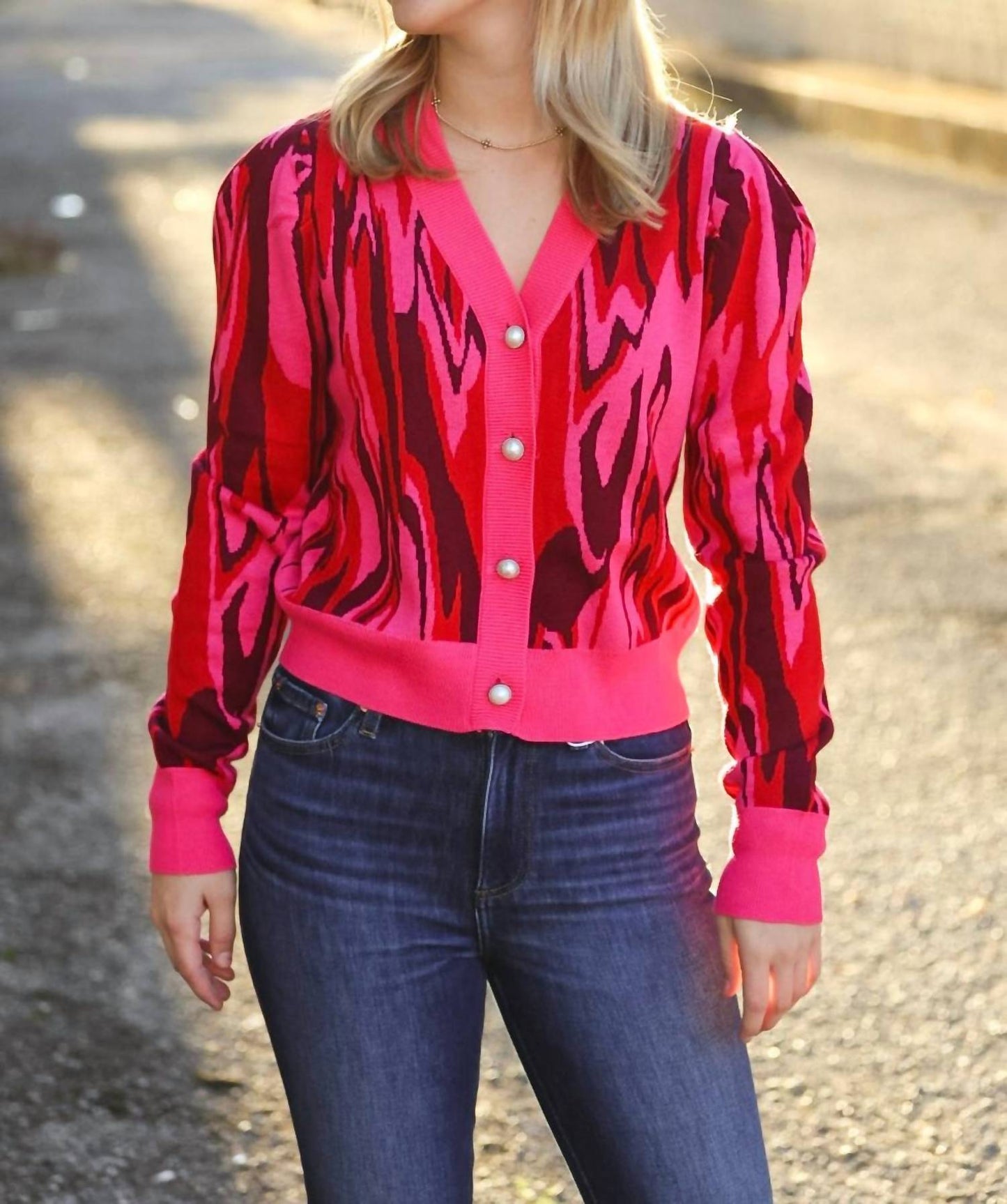 Crosby By Mollie Burch - Jovie Candy Swirl Cardigan