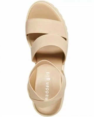 Steve Madden - Women's Elastic Lug Sole Ankle Strap Sandal