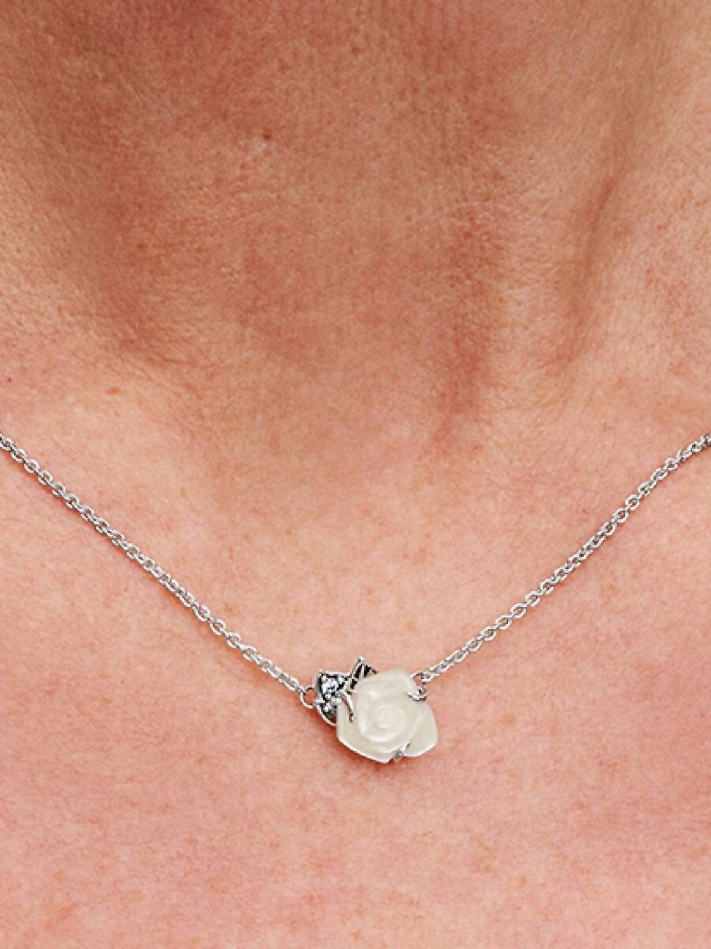 Pandora - Women's Rose In Bloom Collier Necklace