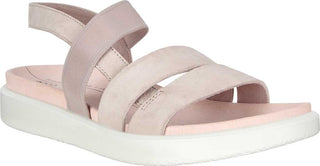 ECCO Yuma Women's Flat Sandal in Grey Nubuck - Size Specific