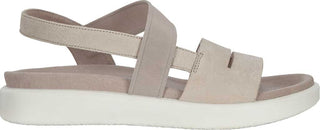 ECCO Yuma Women's Flat Sandal in Grey Nubuck - Size Specific