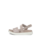 ECCO Yuma Women's Flat Sandal in Grey Nubuck - Size Specific