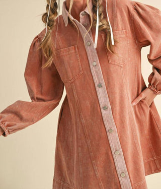 &Merci - Edge Line Denim Mini Dress