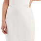 BCX Junior's Scalloped Low Back Bodycon Dress White Size Large