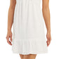 BCX Junior's Eyelet Dress White Size XX-Large