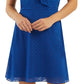 BCX Junior's Ruffled Cold Shoulder Dress Blue Size XX-Large