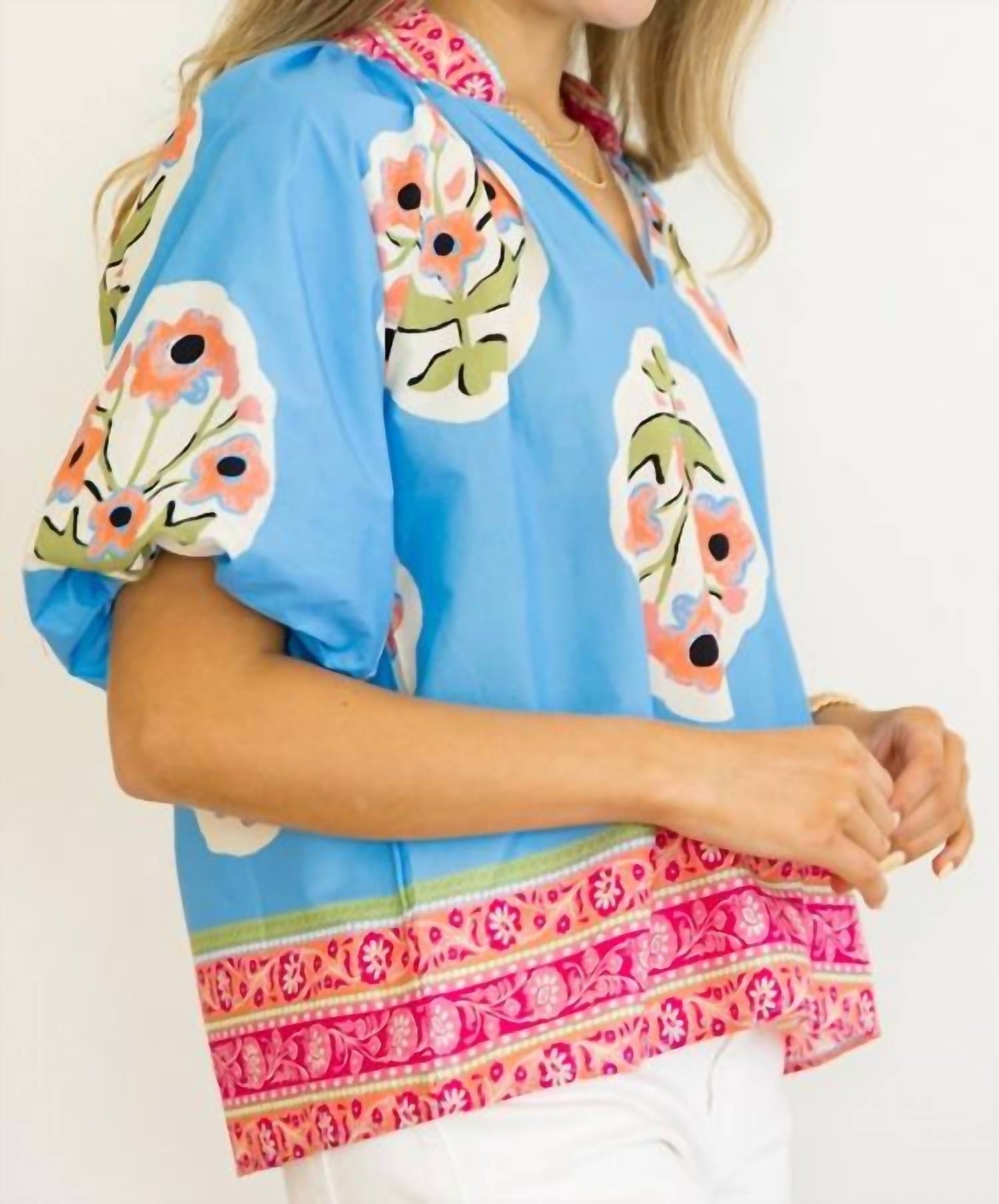 Umgee - Border Print Top