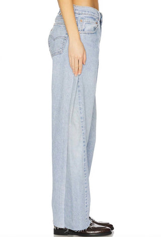 Aligrace - Barrel Customs Undone Hem Jeans