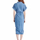 Steve Madden - Tori Tie Front Midi Dress