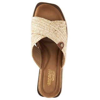 Andrea - Women's Criss Cross Platform Wedge Sandals