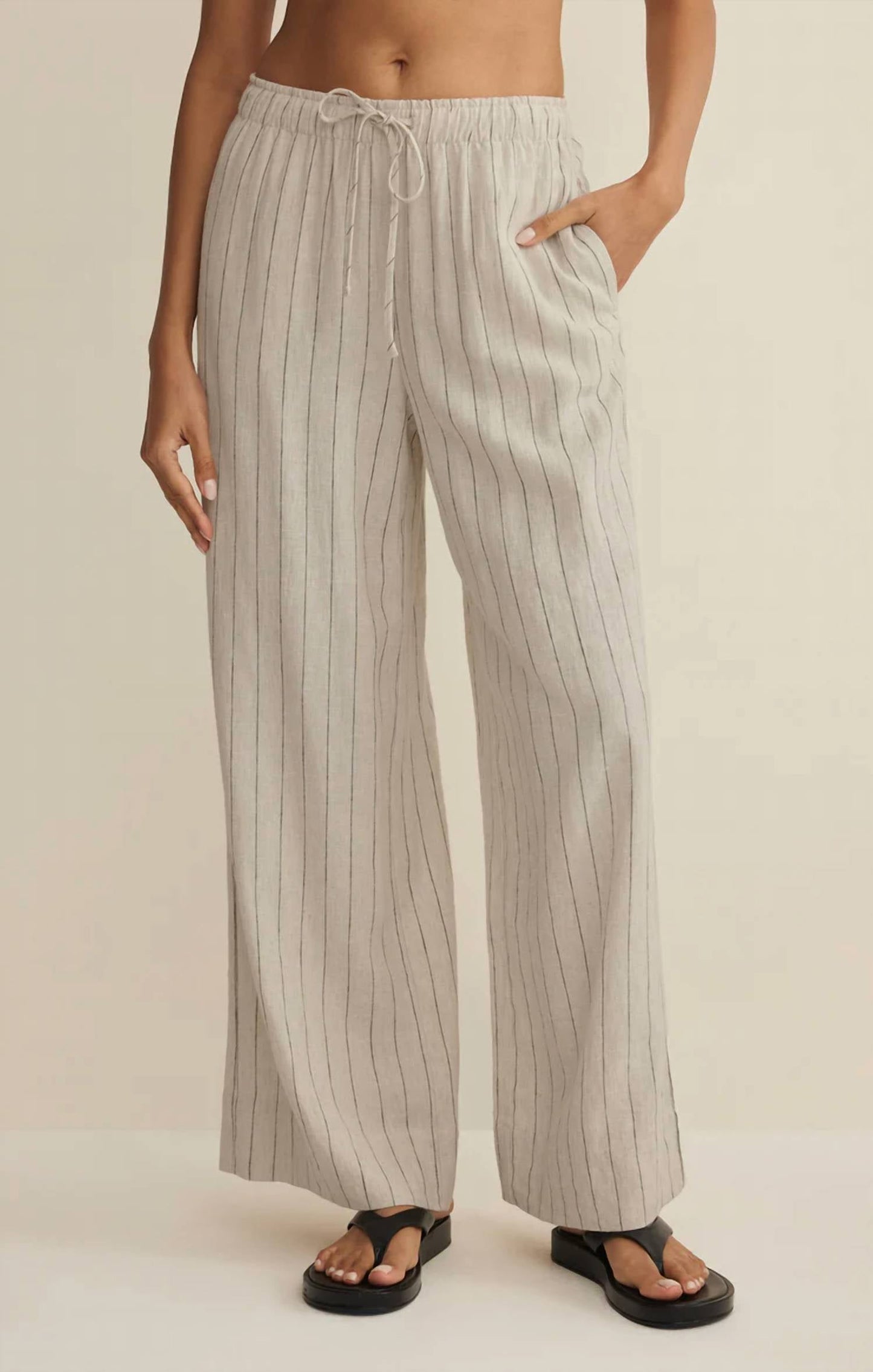 Z Supply - Henri Striped Linen Wide Leg Pants