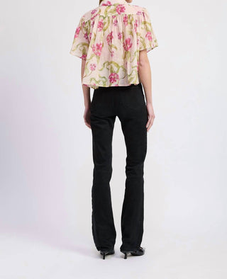 En Saison - Lois Button Front Swing Top