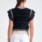 Elan - Sweater Cap Sleeve