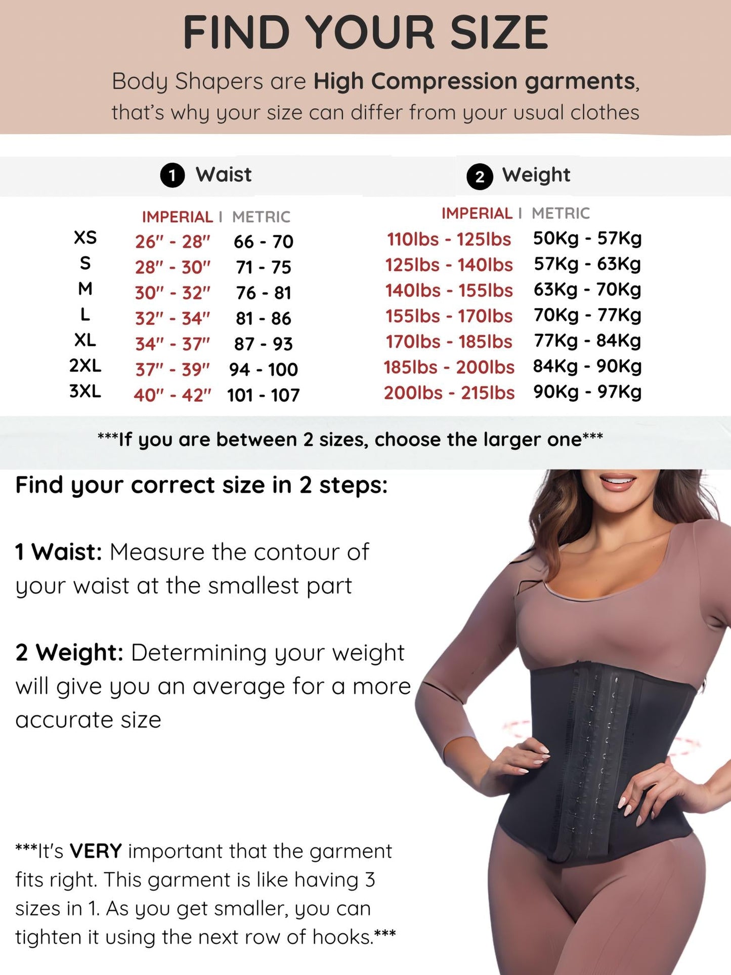 Siluets - High-Compression Waist Cincher with Double Lining and 100% Natural Latex