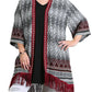 Umgee - Border Print Fringe Kimono
