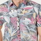 O'Neill Men's Sessions Modern Fit Tropical Print Shirt Black Size XL