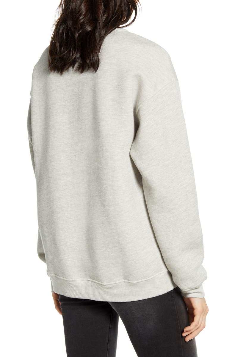 Women's Billabong Diamond Life Graphic Sweatshirt Gray Size S