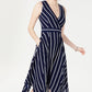 Jessica Howard Women's Sleeveless Hanky Hem Dress Blue Size 14