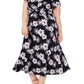 Jessica Howard Women's Twisted Midi Dress Purple Size 14W