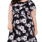 Jessica Howard Women's Twisted Midi Dress Purple Size 14W