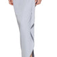 Vince Camuto Women's Draped Off The Shoulder Gown Blue Size 12