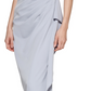Vince Camuto Women's Draped Off The Shoulder Gown Blue Size 12