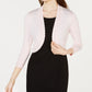 Jessica Howard Women's Open Front Sweater Pink Size Small