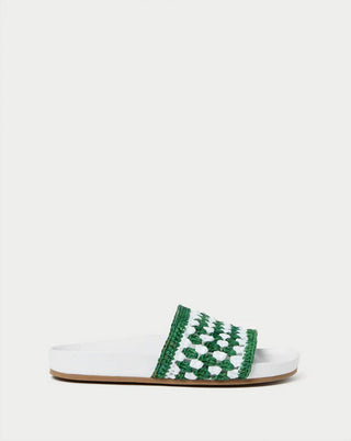 Loeffler Randall - Women's Henri Crochet Raffia Sandal