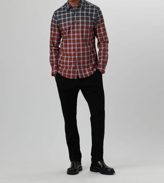 Bugatchi Uomo - Julian Gradient Windowpane Check Shirt
