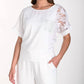 Frank Lyman - Leaf Print Woven Top