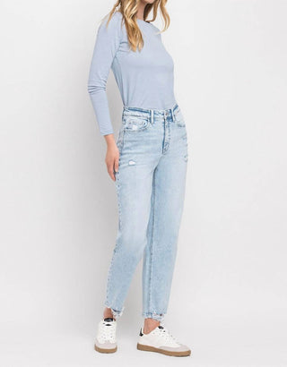 Flying Monkey - Super High Rise Barrel Leg Jeans