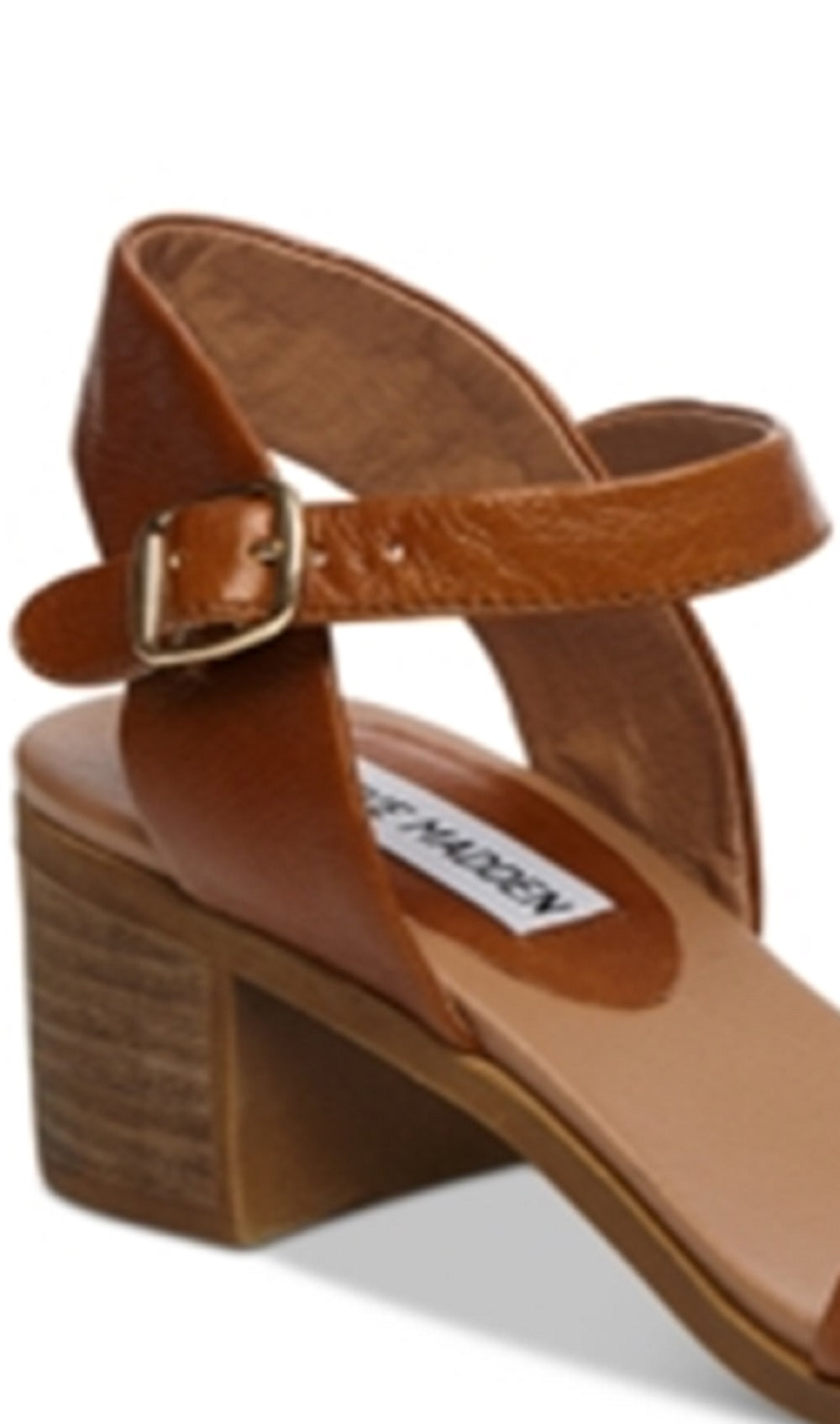 Steve Madden Women's April Block Heel Sandal Brown Size 9 M