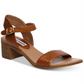 Steve Madden Women's April Block Heel Sandal Brown Size 9 M