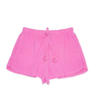 Zoey - Girl's Maura Gauze Tassel Pocket Shorts