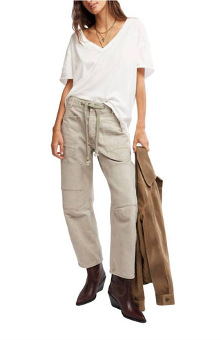 Free People - Moxie Jetty Pull-on Barrel Jeans