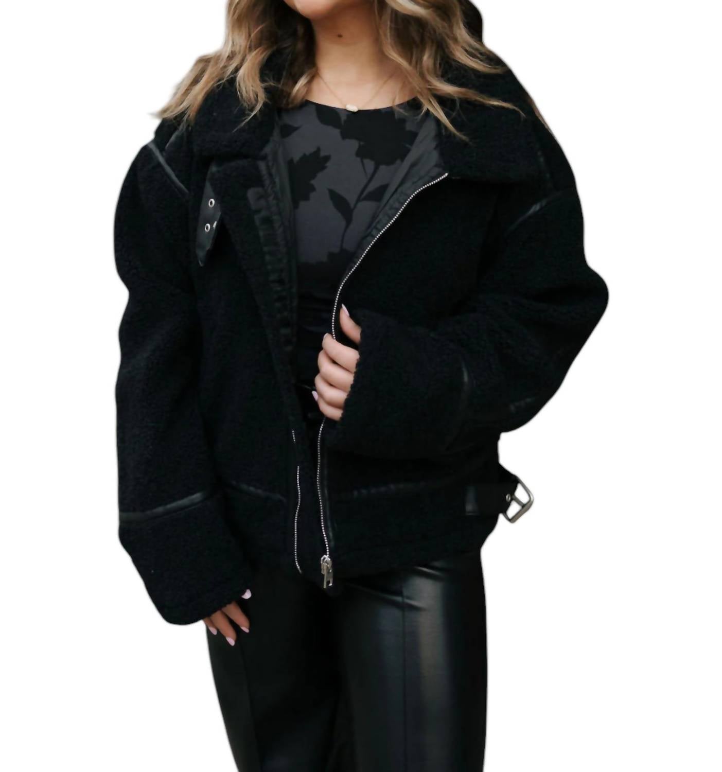 Elan - Sherpa Bomber Jacket