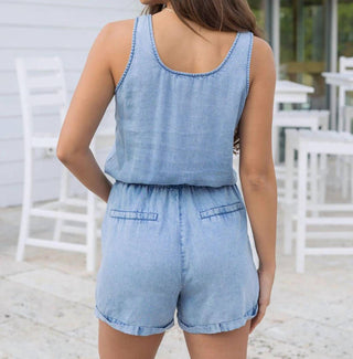 Grace And Lace - Lyocell Chambray Romper