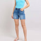 Judy Blue - High Rise Mid Length Dad Denim Short