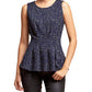 Eva Franco - Metallic Peplum Top