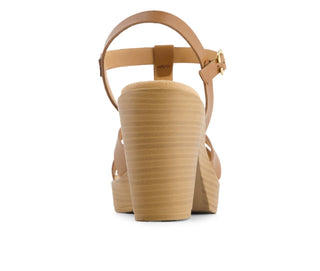 Andrea - Women's Heeled Platform Sandal