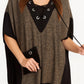 Angel Apparel - V-neck Tie Up Poncho