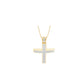 Aamiaa - Stan-p-1.2-3.3-14y Natural Diamond Cross Pendant