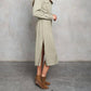 Paparazzi - Tencel Slub Long Sleeve Shirt Dress