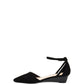 Brinley Co. - Women's Pointed Toe Ankle Strap Wedge Sandal