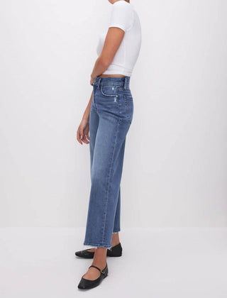 Good American - Good Waist Cropped Palazzo Jeans