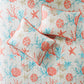 6 Piece Cotton Sateen Quilt Set with Throw Pillows Coral Full/Queen