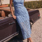 Astr - Jonae Crochet Maxi Skirt