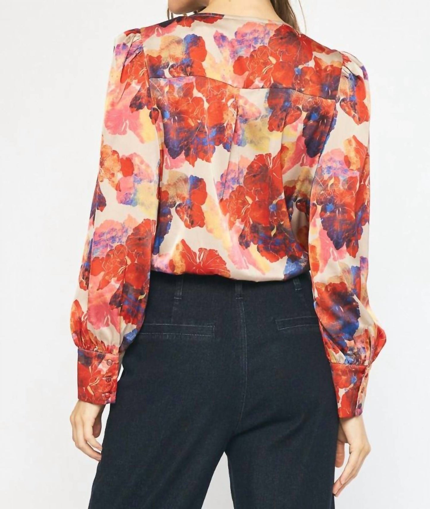 Entro - Watercolor Floral Bodysuit