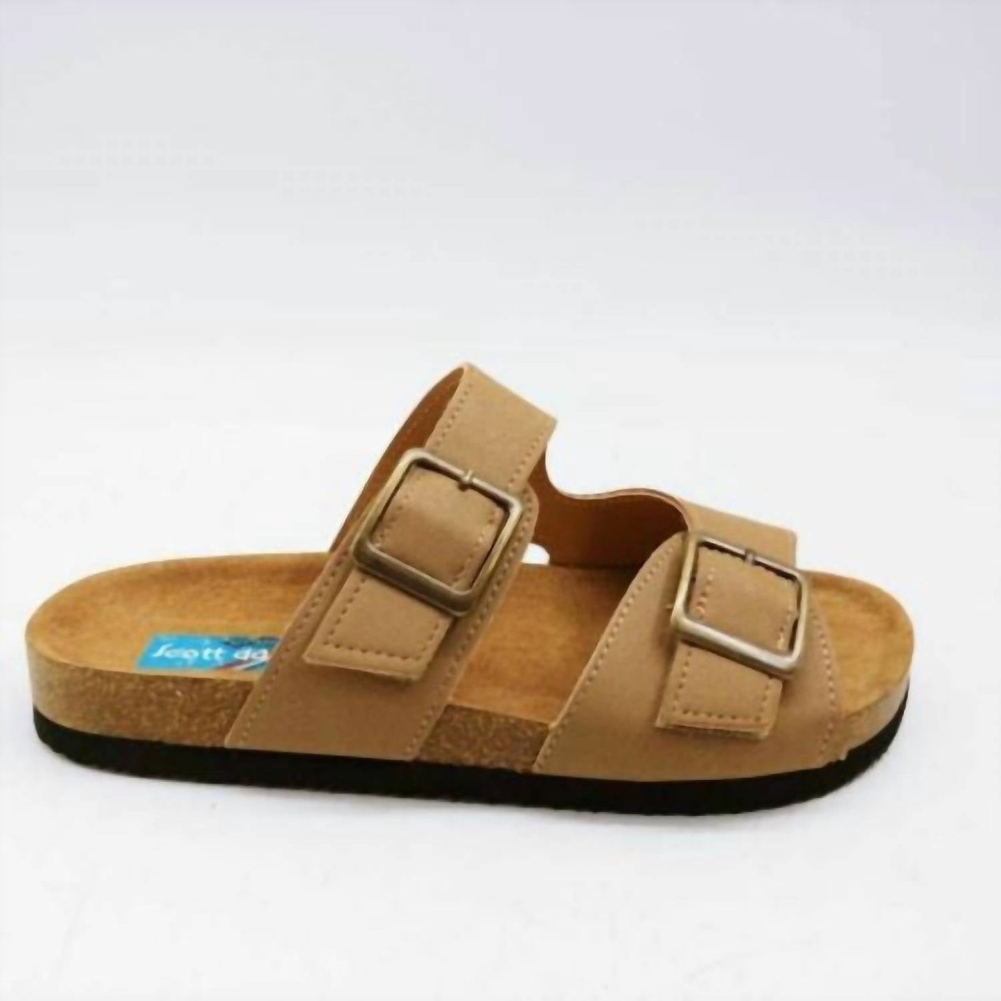 Scott David - Kid's Jack Suede Buckle Slide